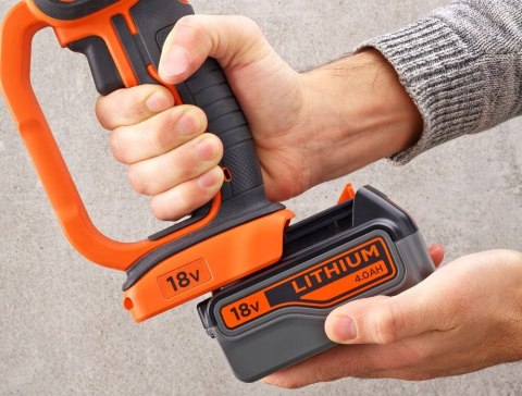 Black & Decker Szlifierka Kątowa 18V 4.0Ah 125Mm + Akumulator + Ładowarka