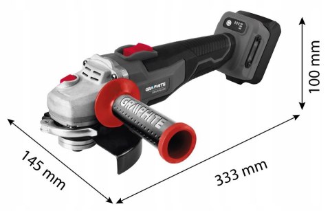 Szlifierka Kątowa Akumulatorowa 125Mm 18V Graphite Z Regulacją Obrotów