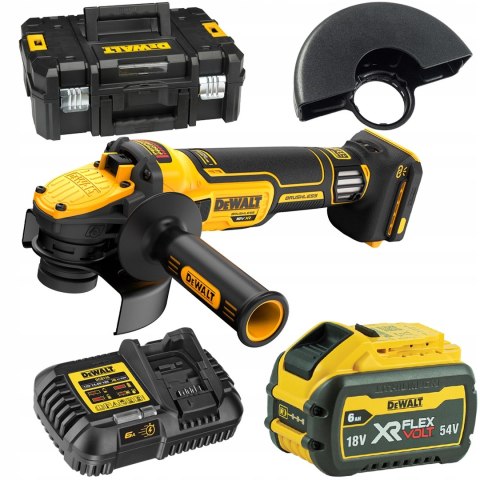 Szlifierka Kątowa Akumulatorowa Dewalt 125Mm 18V 6Ah Flexvolt 1480W