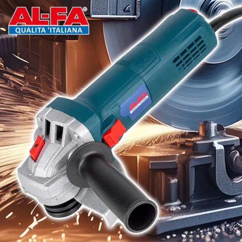 Szlifierka Kątowa Al-Fa Alag-140, 125 Mm, 1400 W, Regulacja Obrotów