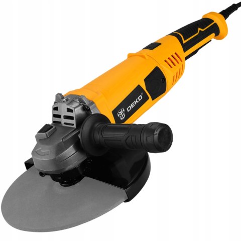 Szlifierka Kątowa Deko 230Mm 2000W M14 Łagodny Rozruch Przekręcana Rękojeść