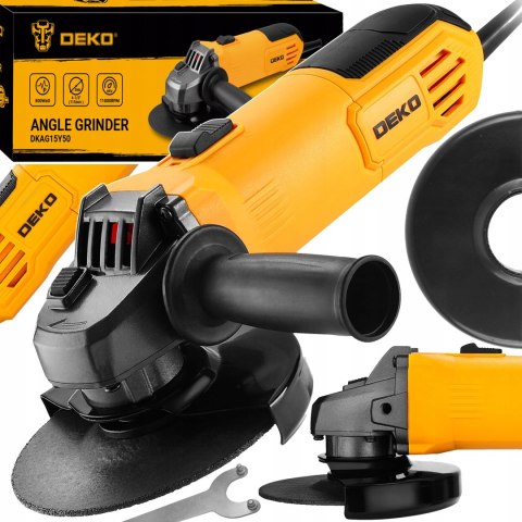 Szlifierka Kątowa Deko 500W 115Mm M14 11000 Obr/Min Z Blokadą Wrzeciona