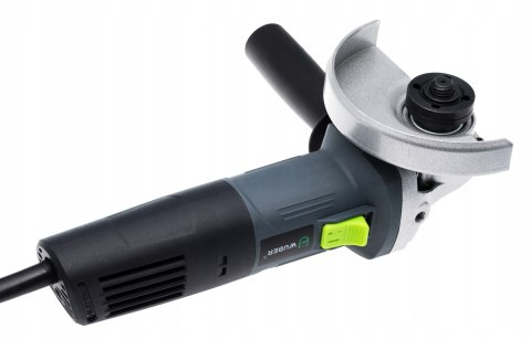Szlifierka Kątowa Wuber 125Mm 1600W 11,000 Obr./Min Zestaw 6 Tarcz