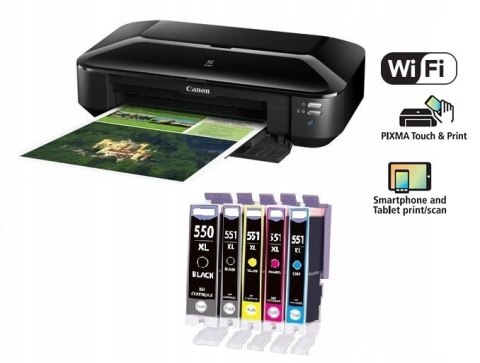 Canon Pixma Ix6850 A3+ Drukarka Atramentowa Wi-Fi, 5 Kolorów
