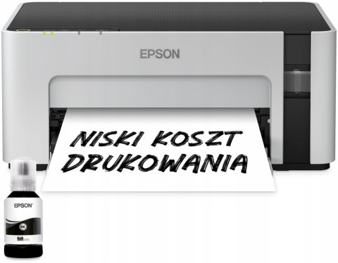 Drukarka Atramentowa Epson Ecotank Mono Wifi Usb 33 Str/Min Oszczędny Druk