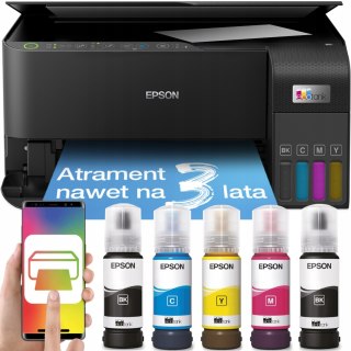 Drukarka Epson Ecotank L3550 3W1 Druk, Skan, Wifi Tusze Oszczędność 90%