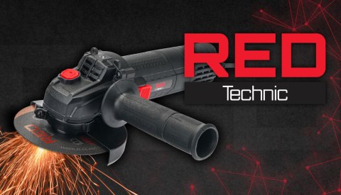 Red Technic Szlifierka Kątowa 125Mm 1300W Z Regulacją Prędkości