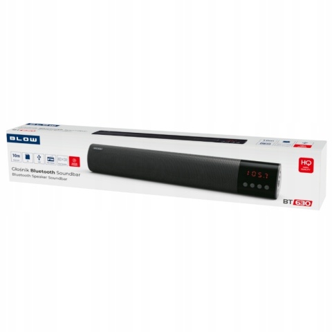 Bezprzewodowy głośnik Bluetooth BLOW Soundbar z radiem FM i wyświetlaczem