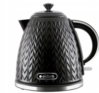 Czajnik ELDOM C265 NELA 1,7L 2000W Bezprzewodowy Czarny Elegancki