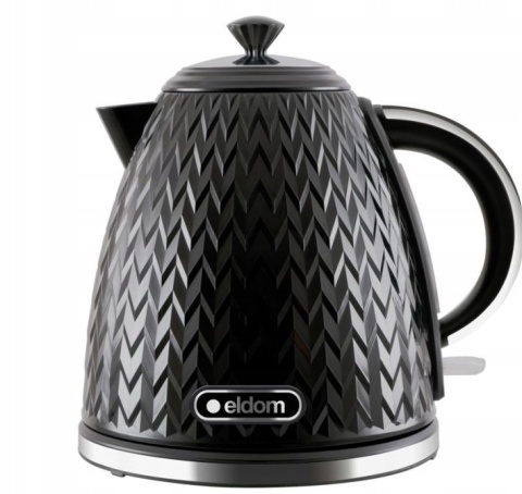 Czajnik ELDOM C265 NELA 1,7L 2000W Bezprzewodowy Czarny Elegancki