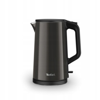 Czajnik Elektryczny Tefal KI583 2000W 1.5L Stal Czarna z Filtracją