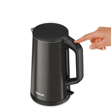 Czajnik Elektryczny Tefal KI583 2000W 1.5L Stal Czarna z Filtracją