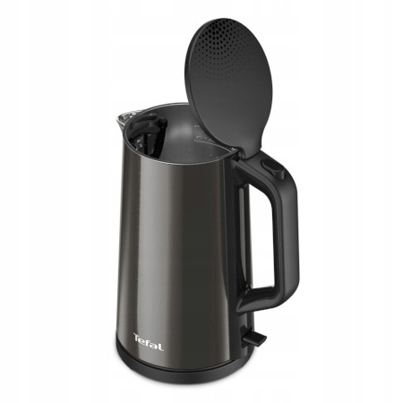 Czajnik Elektryczny Tefal KI583 2000W 1.5L Stal Czarna z Filtracją