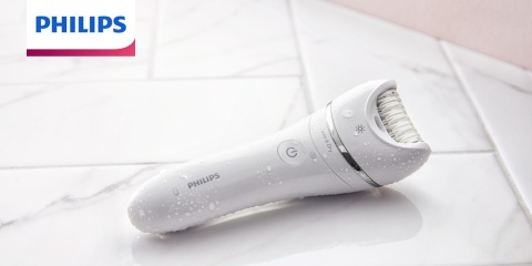 Depilator Philips Series 8000 BRE710/00, mokro/sucho, 40 min
