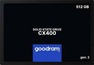 Dysk SSD GOODRAM CX400 512GB SATA III 550/500 2.5"" 3D NAND