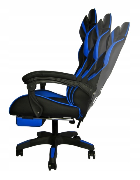 Fotel Gamingowy DUNMOON Blue - Ergonomiczny Krzesło Obrotowe dla Gracza