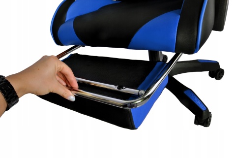 Fotel Gamingowy DUNMOON Blue - Ergonomiczny Krzesło Obrotowe dla Gracza