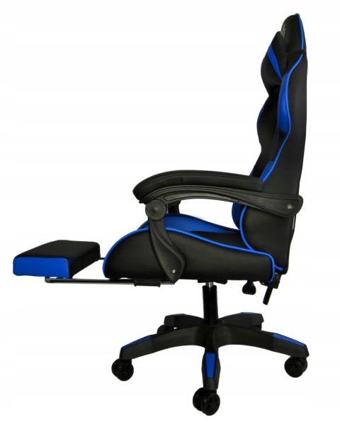 Fotel Gamingowy DUNMOON Blue - Ergonomiczny Krzesło Obrotowe dla Gracza
