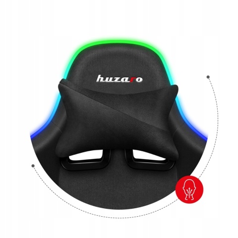 Fotel Gamingowy Huzaro Force 6.3 RGB z Poduszkami i Regulacją