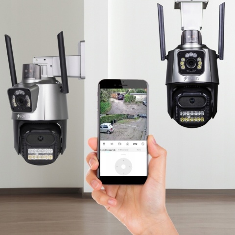 Kamera Fortis SE-CAM 6.0 WiFi 2 w 1 HD, Obrotowa, Zewnętrzna, IP