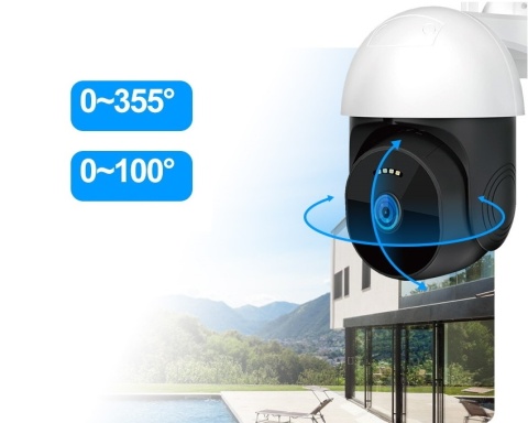 Kamera IP 4G z detekcją ruchu, 2MP, zdalne monitorowanie HD