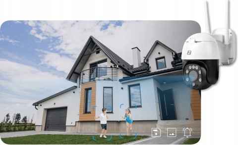 Kamera Zewnętrzna IP P5 Light WiFi PTZ 5MP z Funkcją Detekcji Ruchu