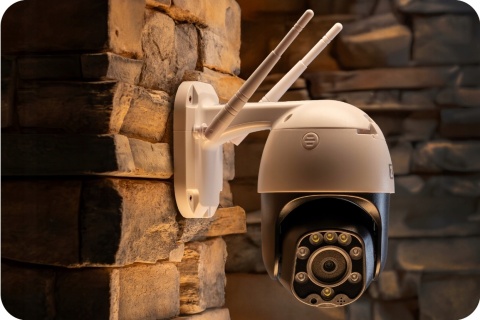 Kamera Zewnętrzna IP P5 Light WiFi PTZ 5MP z Funkcją Detekcji Ruchu