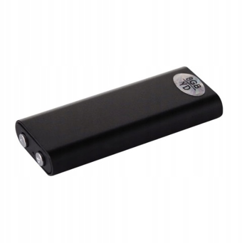 Mini Dyktafon Szpiegowski 8GB z Detekcją Głosu i Słuchawkami