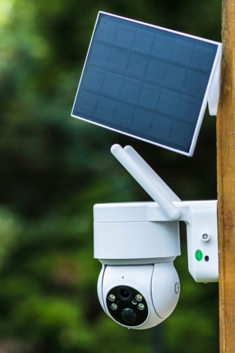 Obrotowa Kamera Solarna IP WiFi 4MPx Full HD z Detekcją Ruchu