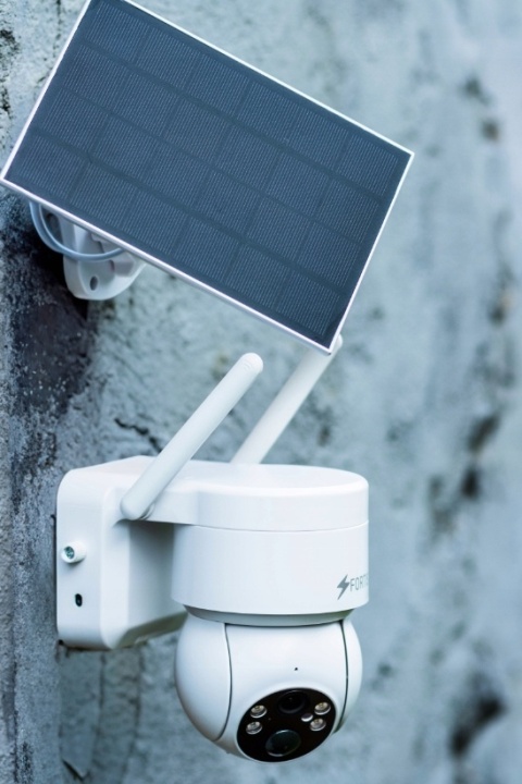 Obrotowa Kamera Solarna IP WiFi 4MPx Full HD z Detekcją Ruchu