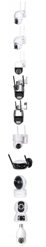 Obrotowa Kamera Solarna IP WiFi 4MPx Full HD z Detekcją Ruchu