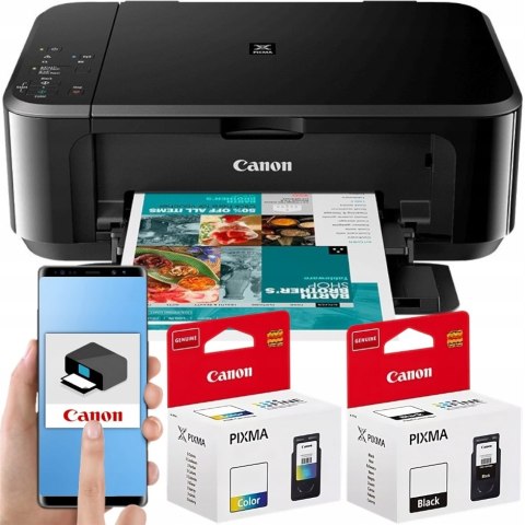 Drukarka Atramentowa Canon Pixma Mg3650s 3W1 Duplex Wi-Fi Tusze W Zestawie