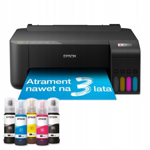 Drukarka Epson Ecotank L1270 - Niski Koszt Druku, Wifi, Pełny Komplet Tuszy