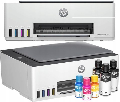 Drukarka Wielofunkcyjna Hp Smart Tank 580 Z Wi-Fi, Skaner, Kopiarka A4