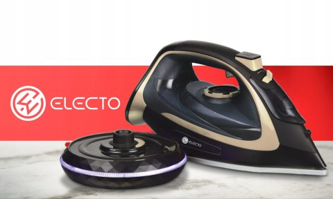 Żelazko Bezprzewodowe Parowe 2400W Ceramiczna Stopa System Strażak Antidrip