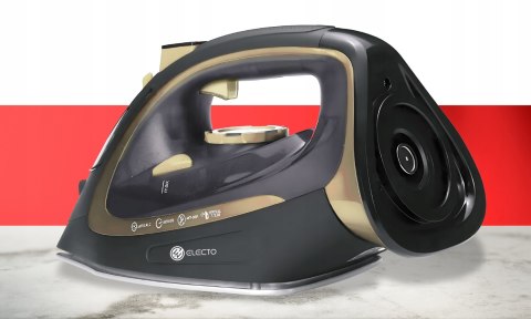 Żelazko Bezprzewodowe Parowe 2400W Ceramiczna Stopa System Strażak Antidrip
