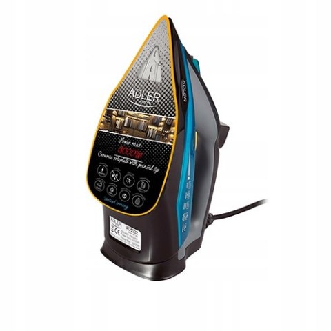 Żelazko Parowe Adler 5032 3000W 5 Funkcji Auto Wyłączenie, Ceramiczna Stopa