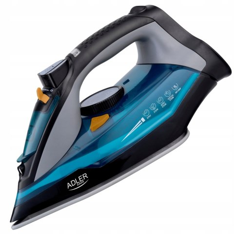Żelazko Parowe Adler 5032 3000W 5 Funkcji Auto Wyłączenie, Ceramiczna Stopa