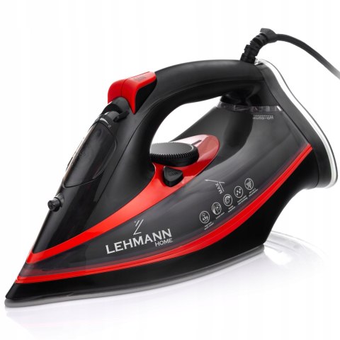 Żelazko Parowe Ceramiczne 3000W 9W1 Anti-Drip 380Ml Pionowe Prasowanie