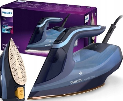 Żelazko Parowe Philips 3000W 2W1 Silna Para Optimaltemp Pionowe Prasowanie