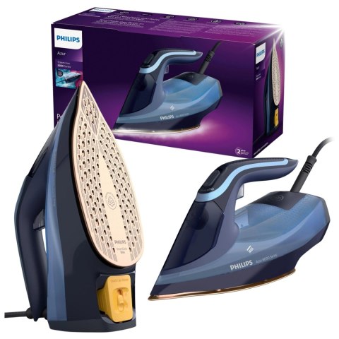 Żelazko Parowe Philips 3000W 2W1 Silna Para Optimaltemp Pionowe Prasowanie