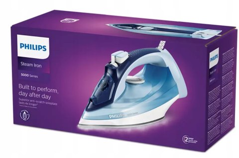 Żelazko Parowe Philips Dst5030/20 2400W, Steamglide Plus, Blokada Kapania