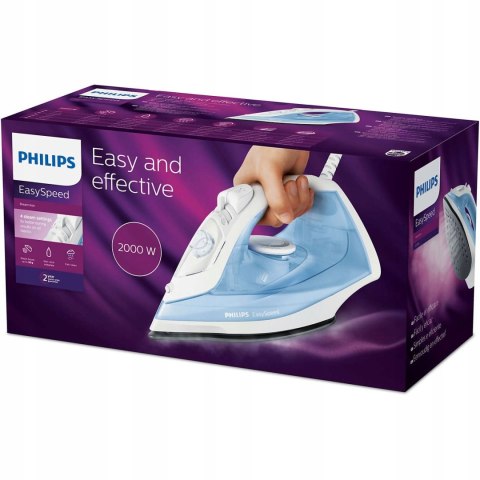 Żelazko Parowe Philips Gc1740/20 2000W - Ciągły 25G, Uderzenie 90G 220Ml