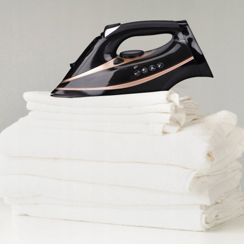 Żelazko Parowe Retoo 2600W 8W1 Ceramiczna, Anti-Calc, Anti-Drip, Soft-Grip