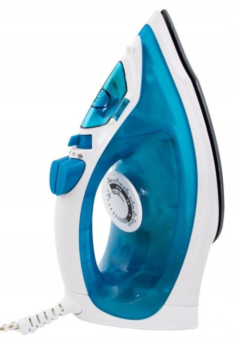 Żelazko Parowe 2200W Ceramiczna Stopa Anti Drip Samoczyszczące 4 Funkcje
