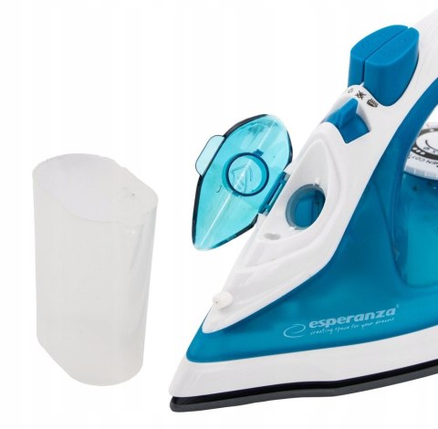 Żelazko Parowe 2200W Ceramiczna Stopa Anti Drip Samoczyszczące 4 Funkcje