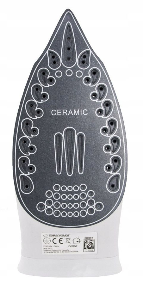 Żelazko Parowe 2200W Ceramiczne - 4 Funkcji, Samoczyszczące, Wyrzut Pary