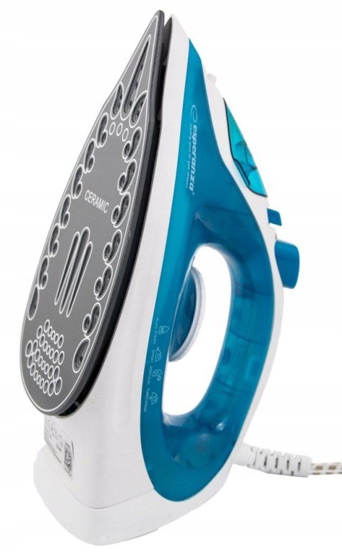 Żelazko Parowe 2200W Ceramiczne - 4 Funkcji, Samoczyszczące, Wyrzut Pary