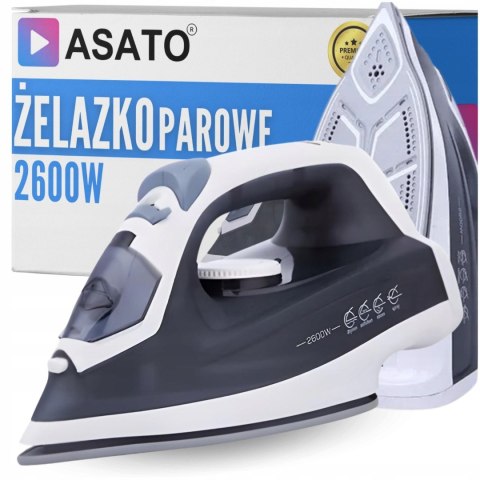 Żelazko Parowe 2600W Ceramiczne Samoczyszczące Turystyczne Auto Wyłączaniem