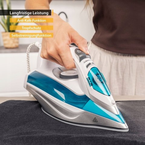 Żelazko Parowe First Austria 3100W Anti-Drip Samoczyszczenie Ceramiczna